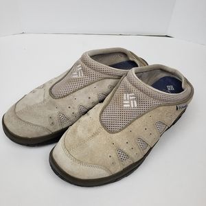 Columbia Suede Clogs